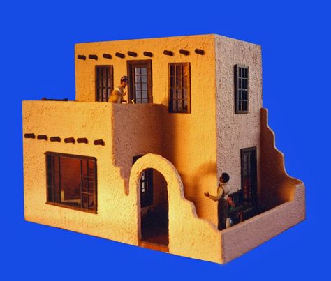 1000+ images about Houses on Pinterest | Adobe, Pottery and Dollhouses Adobe Dollhouse, Native American Houses, Southwestern House, Cabin Dollhouse, Adobe Houses, Adobe Homes, Old House Design, Southwest Living, Cool Things To Build