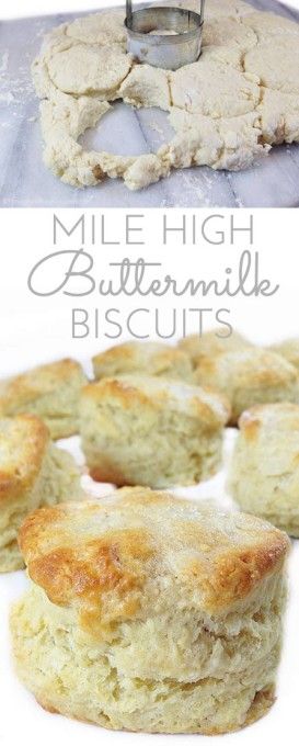 Mile High Buttermilk Biscuits. Light & flaky traditional New England biscuits that rise high. Easy to make. Yummy to eat. Butter & jam. Uh huh. Mile High Biscuits, High Altitude Baking, Buttermilk Biscuits Recipe, Biscuit Bread, Biscuit Rolls, Biscuits Recipe, Homemade Biscuits, Uh Huh, Buttermilk Biscuits