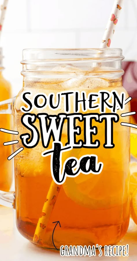 Sweet Iced Tea, Iced Tea Recipes Homemade, Homemade Iced Tea, Sweet Tea Recipes, Southern Sweet Tea, Tea Drink Recipes, Save On Foods, Iced Tea Recipes, Easy Drink Recipes