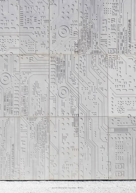 Wall Architecture, Beautiful Walls, Technology Architecture, Technology Posters, Drawing Patterns, Wall Panel Design, Technology Wallpaper, Architectural Drawing, Smart City