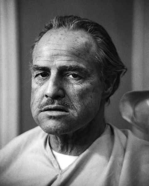 Marlon Brando, The Godfather (1972), Francis Ford Coppola Marlon Brando The Godfather, The Godfather 1972, Godfather 1972, Don Vito Corleone, Vito Corleone, Last Tango In Paris, Actor Quotes, Dog Pads, Francis Ford Coppola