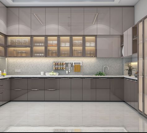 kitchen cabinets makeover colors modern Trending House Colors Interior Design 2023, Kitchen Cabnit Color, Acrylic Kitchen Cabinets Colors, Acrylic Kitchen Cabinets Modern, Indian Kitchen Design Ideas, Modern Kitchen Images, Kitchen Design Indian, Latest Modular Kitchen Design, Kitchen Wardrobe Design