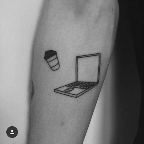 Computer Engineering Tattoo, Laptop Tattoo Ideas, Pc Tattoo Ideas, Coding Tattoo Ideas, Computer Tattoo Ideas, Programming Tattoo, Laptop Tattoo, Hacker Tattoo, Pc Tattoo