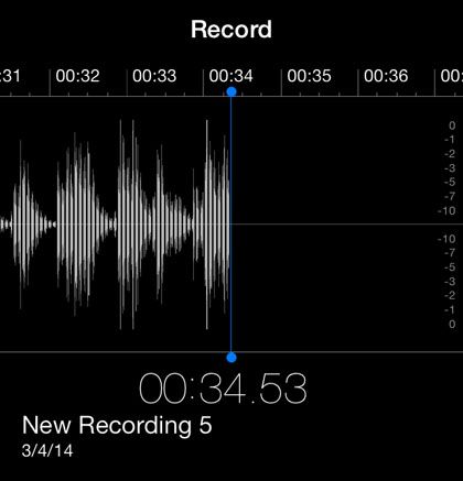 This screenshot shows how the app looks whilst recording. It also shows how easy the app is to use. You can pause and play at any time and record over any audio. It also tells you how long you've been recording for, during your live recording. Word App, Lost Voice, Falling For Someone, Media Studies, Voice Recorder, Words Of Affirmation, Someone New, Ipod Touch, Iphone 6 Plus