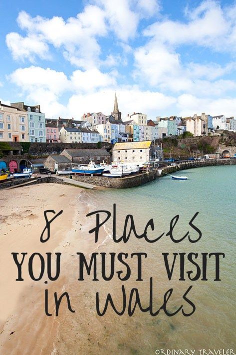 8 places you must see in Wales. These must-see places to visit in Wales should be on every traveler's list. From medieval cities on the beach to blue lagoons, these are the best spots! | European Travel | Bucket List Travel | Travel Destinations | Wanderlust | Europe Travel | Places To Visit | Places To Travel | Vacation Spots | Wales United Kingdom | British Isles | Beaches in Europe | UK Tenby Wales, Amazing Places To Visit, Uk Trip, Visit Uk, Wales Travel, Visit Wales, United Kingdom Travel, Brecon Beacons, England And Scotland