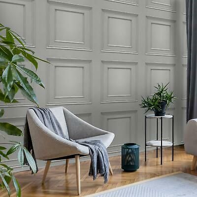 Oliana 3D Effect Wood Panel Dark Grey 8492 Belgravia Wallpaper Feature Wall 5018323084923 | eBay Grey And Cream Wallpaper, Wood Effect Wallpaper, Contemporary Wallpaper Designs, Panel Wallpaper, Feature Wall Living Room, Dark Panels, Quality Wallpaper, Go Wallpaper, Wallpaper Uk