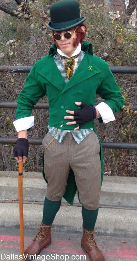 Leprechaun Creations by Dallas Vintage Shop: Unlimited Choices Leprechaun Outfit, Irish Outfit, Leprechaun Costume, Fancy Attire, Irish Clothing, Irish Festival, St Patrick's Day Costumes, Festival Chic, Saint Patties