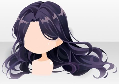 Hairstyle Reference, Chibi Hair, Manga Hair, Black Fairy, Pink Head, Hair Drawing, Anime Accessories, Cocoppa Play, Anime Hair