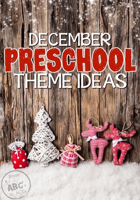 Finish off the year with a bang! These December preschool theme ideas will keep your preschoolers learning right up until the very last day! December Preschool Themes, November Preschool Themes, Preschool Theme Ideas, December Lesson Plans, December Preschool, December Lessons, Handmade Presents, Storytime Ideas, Christmas Ideas For Boyfriend