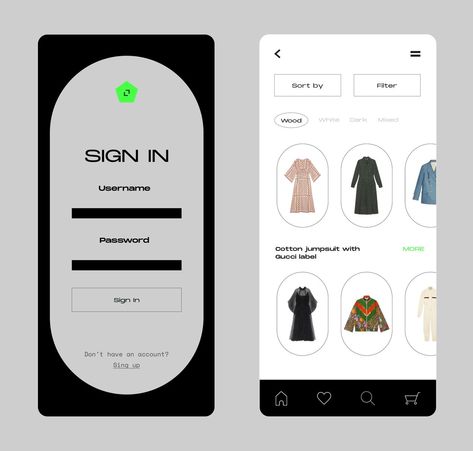 Clothing App Design, Fashion App Design, Outfit Planning App, Outfit App, Wardrobe App, College Apps, Clothing Apps, Gfx Design, Simple App