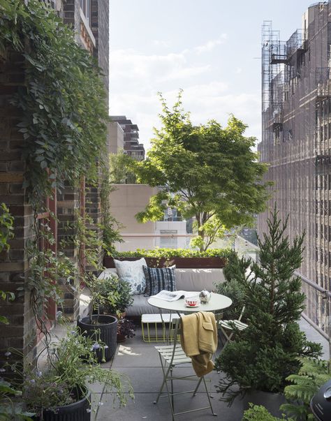 5 Essentials to Bring Your Patio Dreams to Life — Scout & Nimble Terrasse Design, Apartment Patio, Terrace Design, Rooftop Garden, Diy Pergola, Balcony Design, Roof Garden, Rooftop Terrace, Terrace Garden