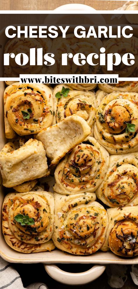 Garlic Cheese Cinnamon Rolls, Garlic Swirl Rolls, Garlic Herb Dinner Rolls, Garlic Parmesan Rolls, Sourdough Cheese Rolls, Savoury Rolls, Cinnamon Roll Flavors, Cheesy Garlic Rolls, Garlic Butter Rolls