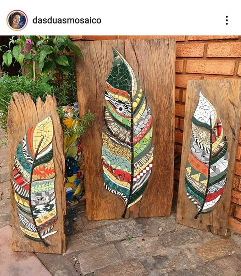 Mosaic Art Diy, Mosaic Garden Art, Mosaic Tile Art, Mosaic Art Projects, Afrikaanse Kunst, Thanksgiving Art, Glass Mosaic Art, Mosaic Artwork, Mosaic Garden