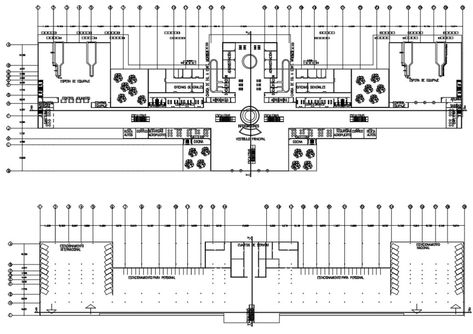 Airport Design Plan CAD File Airport Layout, Interior Design Layout, Basement Floor Plans, Airport Terminal, Airport Design, Airports Terminal, Dream Mansion, Bus Terminal, Building Layout