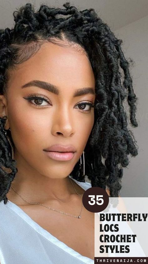 If you are on the lookout for a stylish protective hairstyle then you need to consider butterfly locs. Crochet Butterfly Locs Hairstyle, Butterfly Braids Hairstyle, Braids Over Locs Protective Styles, Butterfly Locs Styles, Crochet Butterfly Locs, Butterfly Locs Hairstyle, Butterfly Locks, Butterfly Locs Crochet, Afro Styles