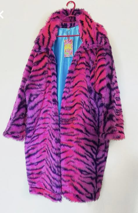 Tiger Jacket, Pink Tiger, Festival Jacket, Catty Noir, Slow Fashion Brands, Festival Clothing, Funky Fashion, Rave Wear, Mode Inspo