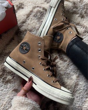 Converse Suede, Suede Outfit, Fall Sneakers, Chuck 70, Fall Shoes, Converse High, Converse High Tops, Converse High Top Sneaker, Converse Chuck Taylor High Top Sneaker