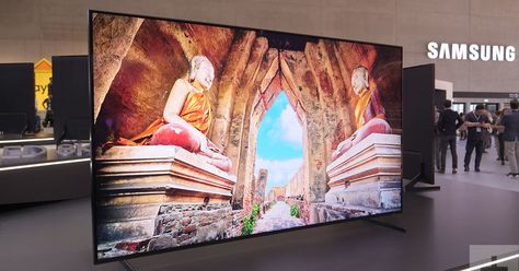 Samsung’s 85-inch 8K QLED TV is now up for pre-order for a cool $15K Samsung 85 Inch Tv Living Room, Bank Office, 8k Tv, Tv Store, Big Screen Tv, Big Tv, Samsung Smart Tv, Oled Tv, Tv Design