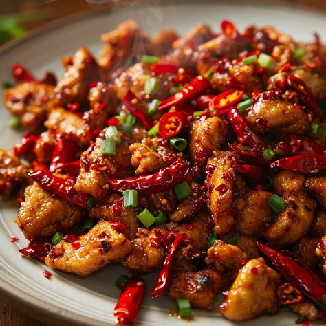 Sichuan Peppercorn Chicken Sichuan Peppercorn Recipes, Peppercorn Chicken, Warming Recipes, Aw 2024, Season Chicken, Sichuan Peppercorn, Spicy Dishes, Spicy Pork, Pork Recipe