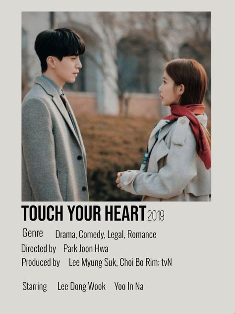 Drama touch your heart, Polaroid poster by me @/jaramimon Drama Netflix Movies, Touch Your Heart Kdrama Poster, Behind Your Touch Kdrama Poster, Touch My Heart Kdrama, Touch Your Heart Kdrama, Kdrama Posters, Kdrama Poster, Touch Your Heart, Korean Drama Series