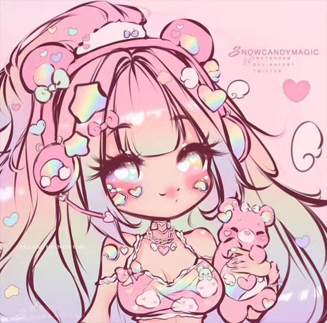 🧸🌈🩷 Carebear chibi adopt sold to @seiviolette 🩷 Snow Candy, Single Pfp, Character Inspo, Aesthetic Photos, Inspirational Art, Profile Pictures, Cute Characters, Aesthetic Photo, Cartoon Art