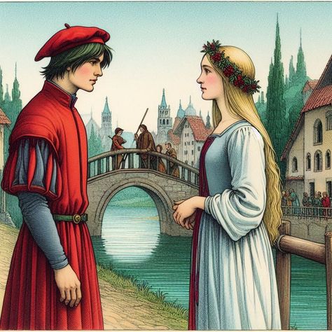 Dante and Beatrice Dante E Beatrice, Dante And Beatrice, Beatrice Dante, Dante Alighieri, Historical Events, Art History, Monument, Literature, History