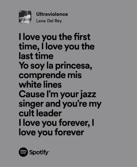 ultraviolence lana del rey spotify lyrics music Lana Spotify Lyrics, I Love You In Lana Del Rey Lyrics, Spotify Lyrics Lana Del Rey, Lana Del Rey Spotify Lyrics, Lana Del Rey Quotes Lyrics, Love Lyrics Quotes, Elvis Lyrics, Lana Lyrics, Lana Del Rey Music