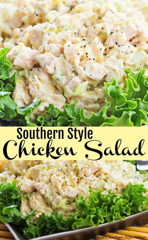 Southern Style Chicken, Easy Diner, Chicken Salad Recipe Easy, Diner Recept, Chicken Salad Recipe, Chicken Salad Sandwich, Salad Sandwich, Easy Salad Recipes, Chicken Salad Recipes