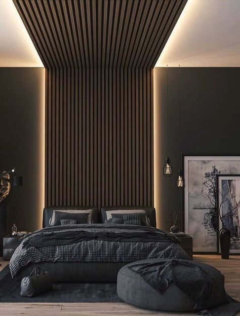 Black Bedroom Design, Modern Luxury Bedroom, Luxury Bedroom Design, Bedroom Bed Design, Modern Bedroom Design, Home Room Design, Bed Room, Cheap Home Decor, Luxurious Bedrooms