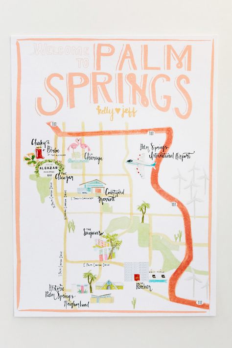 Invitations | Browse Wedding & Party Ideas | 100 Layer Cake Palm Springs Map, Hydrangea Wedding Flowers, Cafe Au Lait Dahlias, Palm Springs Bachelorette Party, Friends Dancing, Palm Springs Aesthetic, Palm Springs Bachelorette, Hydrangea Wedding, Dahlias Garden