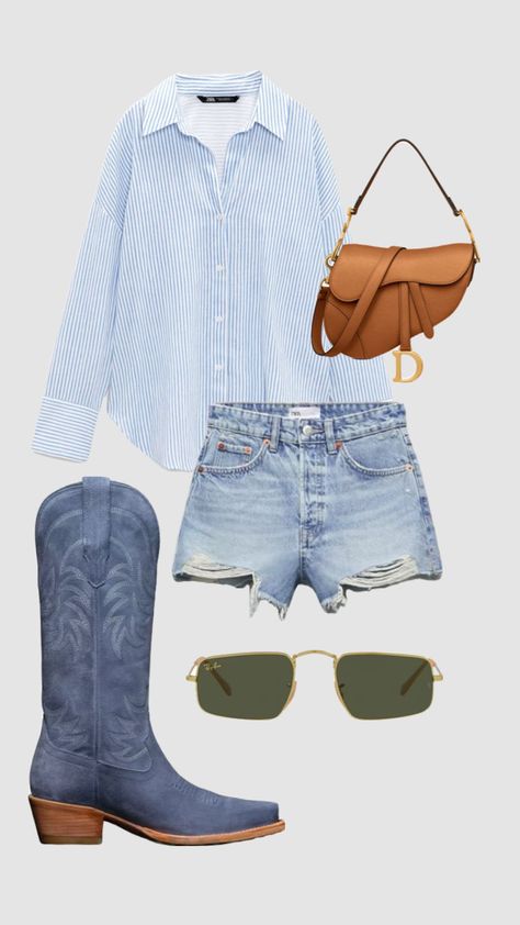 coastal cowgirl szn 🐚🌊🤠#fitinspo #fashion #fits #outfitinspo #outfits Outfit Inso, Looks Country, Nashville Outfits, Western Style Outfits, City Outfits, Coastal Cowgirl, Music City, Fashion Fits, Country Outfits