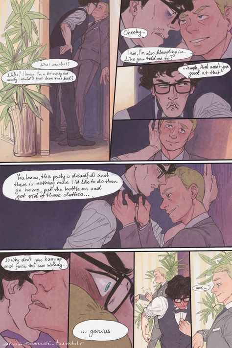 30 Day Otp Challenge, Sherlock Meme, Sherlock Comic, Otp Challenge, Johnlock Fanart, Sherlock Holmes John Watson, Goten Y Trunks, Sherlock Art, Sherlock Holmes 3