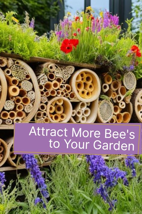 Build a 🐝bee hotel & create a pollinator haven in your garden!   Easy DIY plans & eco-friendly tips on our blog. ➡️ multiculturalroots.com Bee Hotel Design, Butterfly Hotel, Diy Bee Hotel, Solitary Bee House, Hotel Plans, Pollinator Garden Design, Diy Bee, Bee Conservation, Bee Houses