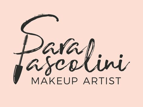 Logo Sara, Mua Logo, Mi Logo, Logo Makeup, Makeup Logo, Logo Beauty, Graphic Inspiration, Beauty Logo, Beauty Blender