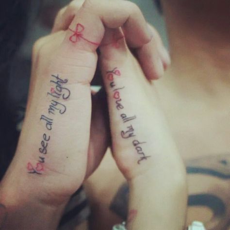 Me and my boy. Couple text tattoo. You see all my light. You love all my dark. You See All My Light And Love My Dark Tattoo, You See All My Light And Love My Dark, Couple Tat, Couple Tattoos Love, Couple Tattoos Unique Meaningful, Promise Tattoo, Wife Tattoo, Boy Couple, Brother Tattoos