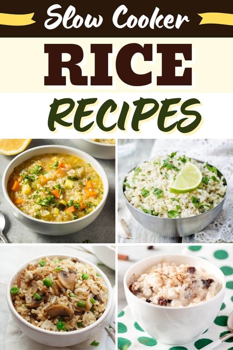 Crockpot Rice Dishes, Slow Cooker Recipes With Rice, Rice Dinner Recipes Crock Pot, Crock Pot Recipes With Rice, Crockpot Meals With Rice, Crockpot Rice Recipes Slow Cooker, Slow Cooker Rice Meals, Crockpot Rice Meals, How To Cook Rice In A Crockpot