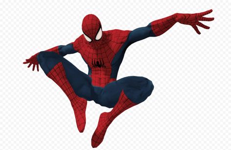 Poses Jumping, Spiderman Jumping, Spider Man Anime, Spiderman Poses, Jumping Poses, Spiderman Cake Topper, Anime Png, Original Background, Spiderman Cartoon