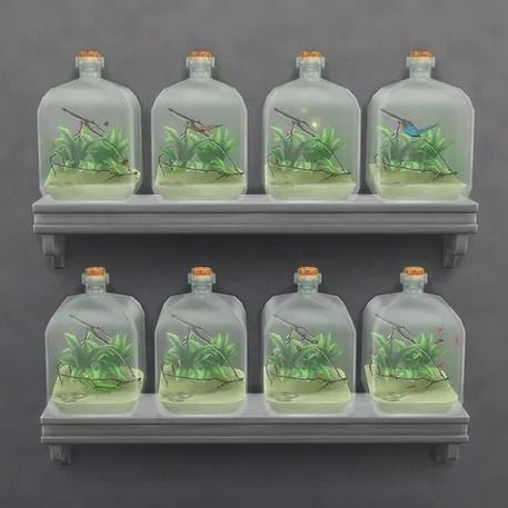 Glass Jar Insect Terrariums · Sims 4 Mods Insect Terrarium, Cc Sims4, Sims Packs, Sims 4 Clutter, Cc Furniture, Sims 4 Mm Cc, New Mods, Sims 4 Mm, Sims 4 Cc Packs