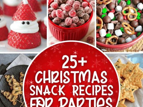 25 Best Christmas Snacks for Parties - NewsBreak Kid Christmas Party Food, Christmas Snack Ideas, Christmas Snack Recipes, Christmas Snacks Easy, Healthy Christmas Snacks, Christmas Finger Foods, Christmas Party Snacks, Easy Christmas Party, Holiday Snack