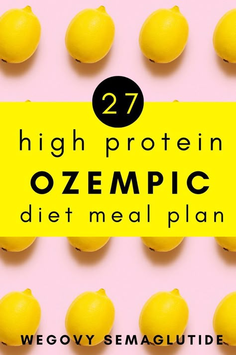 loss weight meal plan Semaglutide Meals, Loss Weight Meal Plan, Ozempic Meal Plan, Princess Recipes, Zone Diet Meal Plan, High Protein Ideas, Insulin Resistance Diet Recipes, Fat Loss Food Plan, Protein Diet Plan