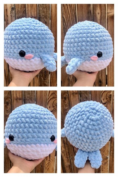 Crochet Whale Amigurumi Free Pattern, Crochet Patterns For Beginners Amigurumi, Quick Crochet Projects Amigurumi, Free Whale Amigurumi Pattern, Crochet Cloud Amigurumi Free Pattern, Crochet Whale Pattern Free Chunky Yarn, Easy Crochet Whale Pattern Free, Free Crochet Squish Patterns, Free Whale Pattern