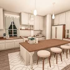 3 By 4 Bloxburg Kitchen, Bloxburg House Ideas Extra Space, Kitchen Ideas Bloxburg Aesthetic, Bloxburg Rustic Kitchen Ideas, Blocksburg Kitchen Ideas Aesthetic, Club Roblox House Ideas Aesthetic Kitchen, Blockburg House Kitchen, Bloxburg Tiny Kitchen Ideas, Asthetic Bloxburg Kitchen