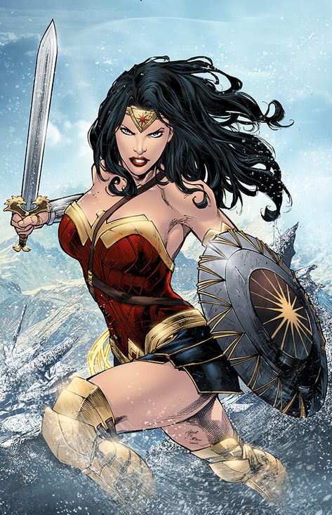 Comic Women, Wonder Woman Artwork, Comics Illustration, Comics Characters, Wonder Woman Art, Hollywood Bowl, Uzumaki Boruto, Superman Wonder Woman, Arte Dc Comics