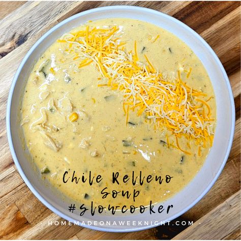 Chili Relleno Soup, Chile Relleno Soup Recipe, Mexican Soup Recipes Authentic, Chile Relleno Soup, Dehydrated Recipes, Cheesy Soup, Mexican Soup Recipes, Chili Relleno, Mexican Soup