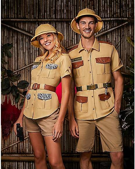 Adult Women's Zookeeper Costume - Spirithalloween.com Zoo Keeper Costume, Hillbilly Costume, Zookeeper Costume, Plus Size Costume, Zoo Keeper, Spencers Gifts, Park Ranger, Animal Sanctuary, Cute Costumes