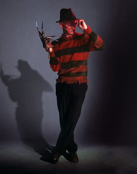 A Nightmare on Elm Street 3: Dream Warriors (1987) Freddy Krueger Costume, All Horror Movies, Dream Warriors, Robert Englund, Horror Vintage, A Nightmare On Elm Street, A Clown, Horror Icons, Horror Characters