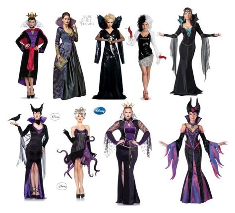 Villans Costumes, Disney Villians Costume, Evil Witch Costume, Disney Villains Costumes, Tea Costume, Villains Costumes, Disney Villain Costumes, Villain Dresses, Women Villains