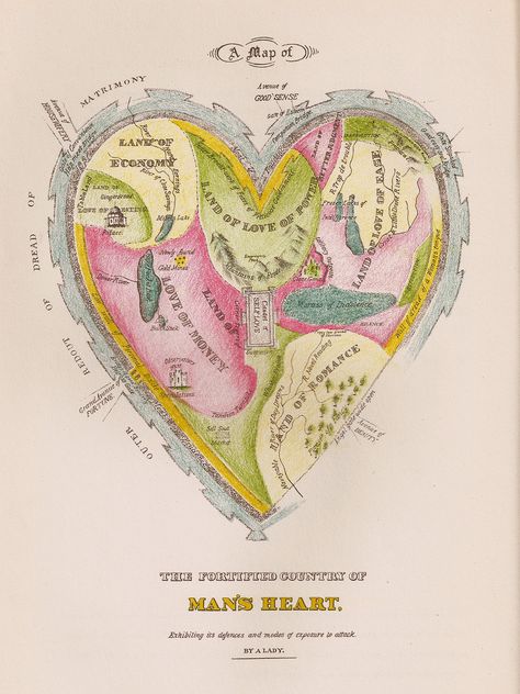 The fortified country of Man's Heart. Best Valentine Gift, Heart Map, Map Globe, My Funny Valentine, Valentines Gifts For Boyfriend, Human Heart, The Heart Of Man, Graphic Image, Map Art