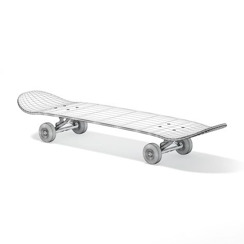 Skateboard 3D Model #AD ,#Skateboard#Model 3d Skateboard, Classic Skateboard, 3d Modeling, Low Poly, 3ds Max, Luxury Travel, Skateboard, Parenting, Models