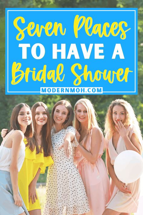 Thoughtful Bridal Shower Gifts, Bridal Shower Modern, Bridal Shower Venues, Shower Modern, Bridal Shower Gifts For Bride, Fun Bridal Shower Games, Bridesmaid Duties, Wedding Party Planning, Modern Bridal Shower